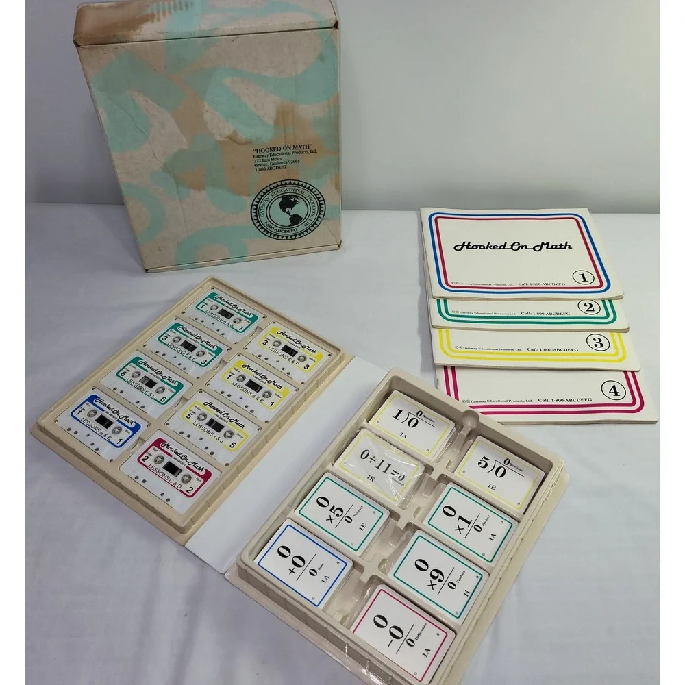 Hooked On Math Educational Learning System Flashcards Workbooks Homeschooling